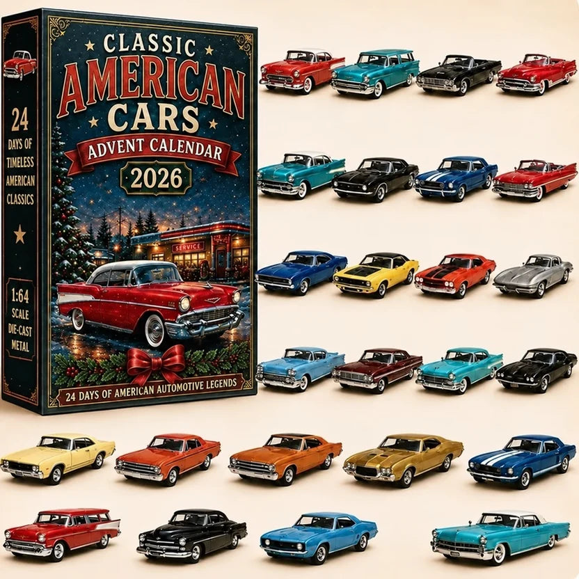 Christmas Sports Cars And Bikes Advent Calendar | 24 Days
