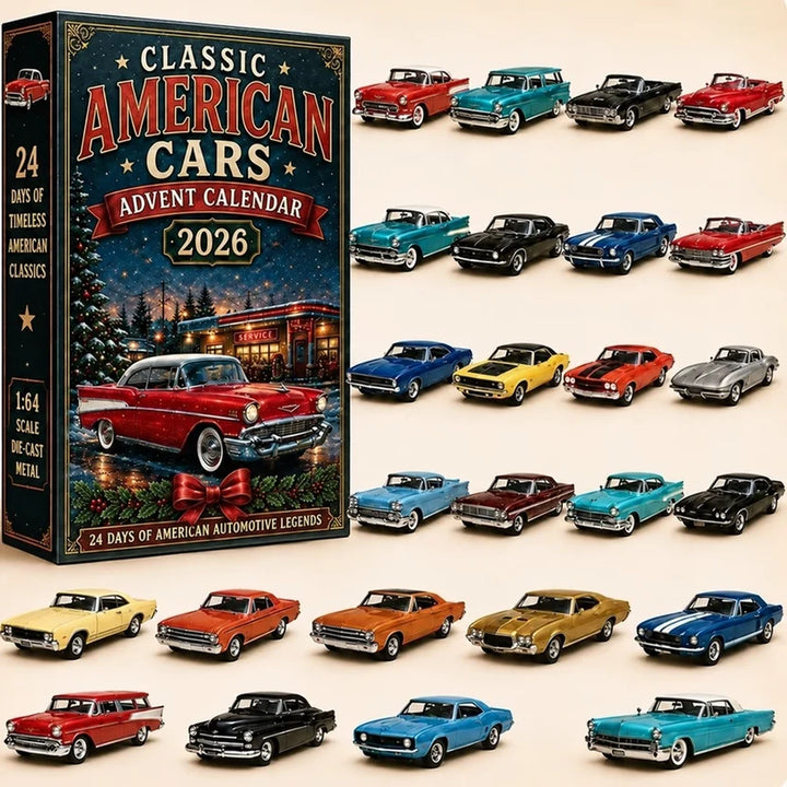Christmas Sports Cars And Bikes Advent Calendar | 24 Days