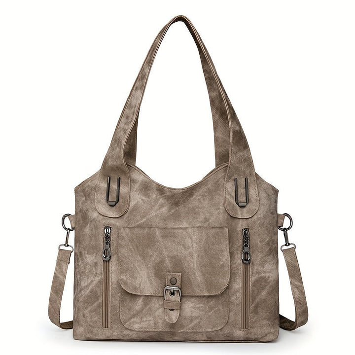 Women’s Vintage Shoulder Bag | Multi-Pocket