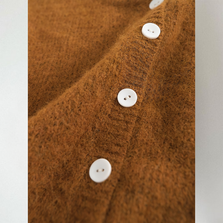 Women's Casual Knitted Winter Cardigan | Button