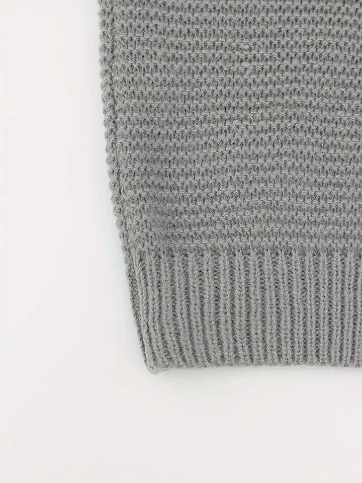 Women's Longline Open Front Cardigan | Pointelle Sleeve