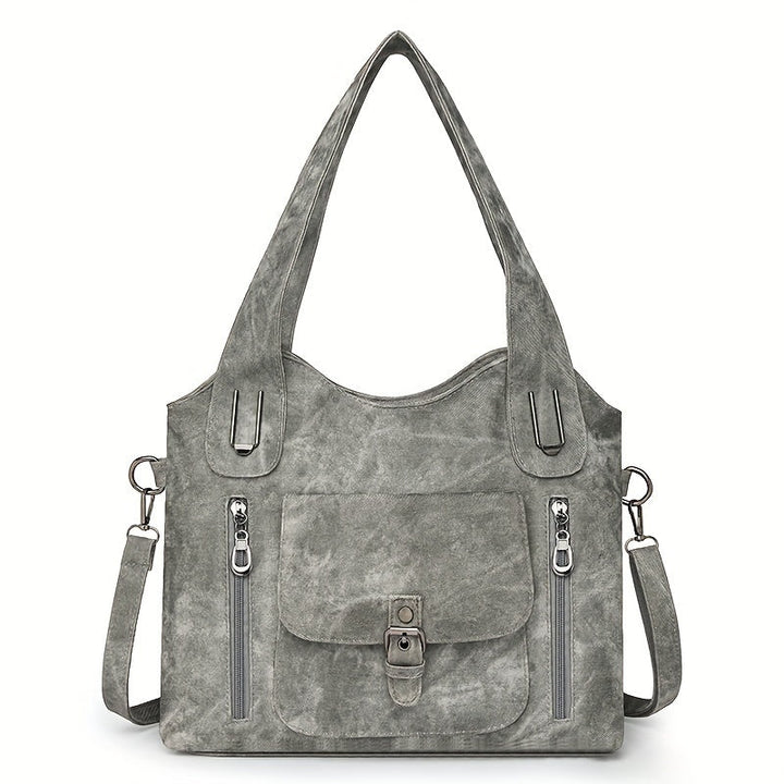 Women’s Vintage Shoulder Bag | Multi-Pocket