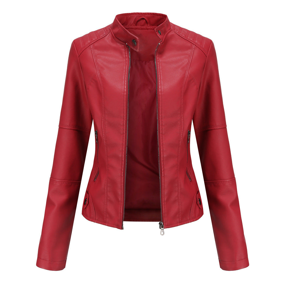 Women's Moto-Style Zip-Front Jacket | Casual