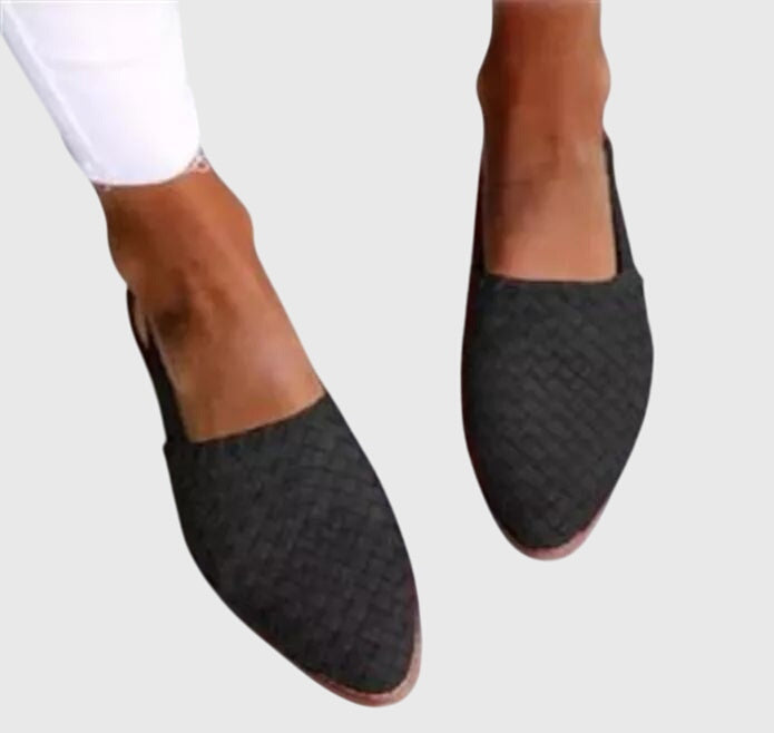 Women's Summer Woven Pattern Casual Sandals | Slingback