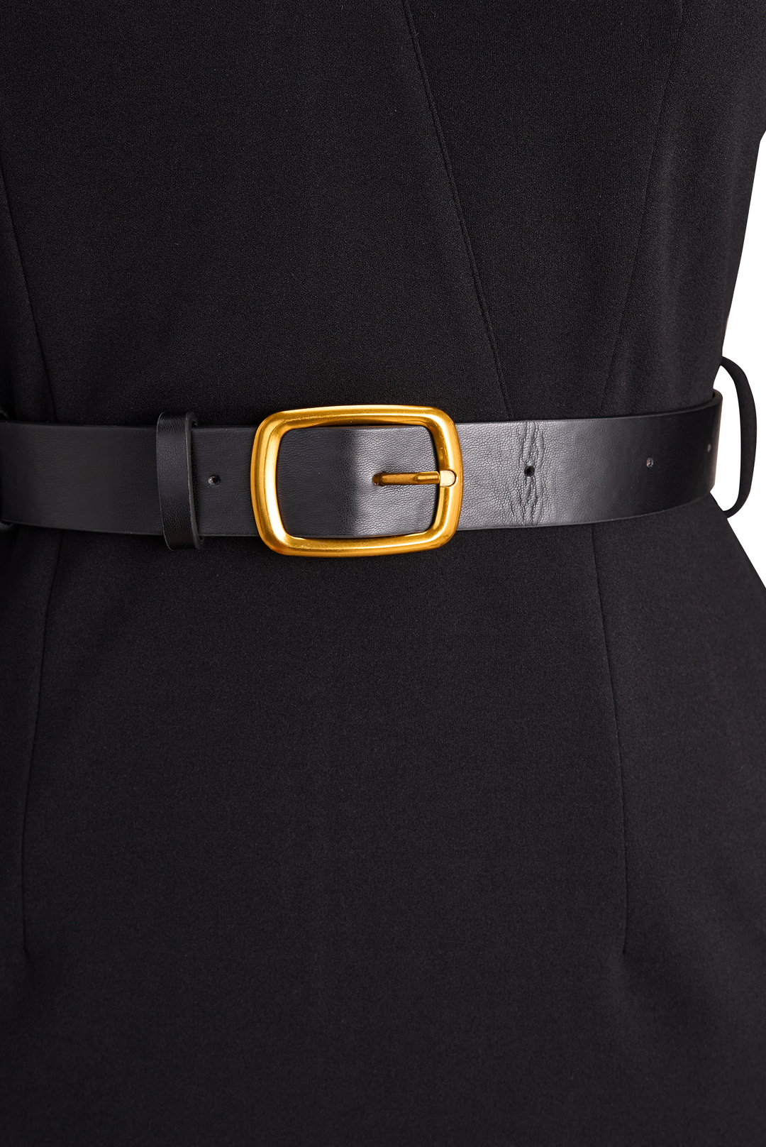 Women's Tailored Formal Belted Dress | Midi