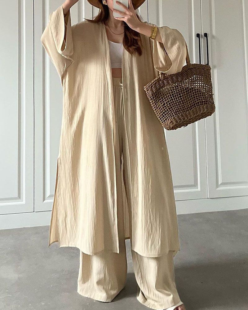 Women’s Relaxed Two-Piece Outfit Set | Longline