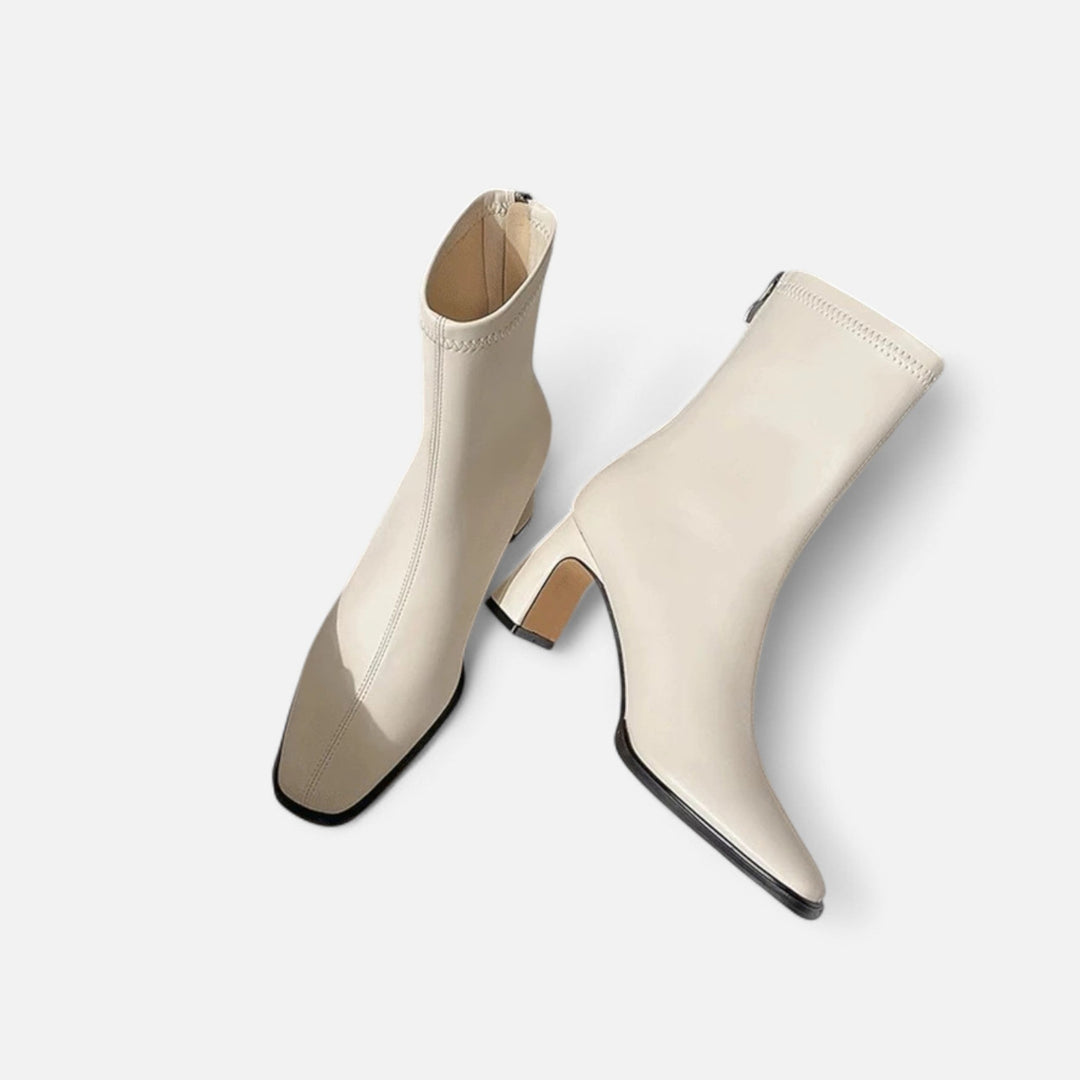 Women’s Winter Square Toe Ankle Boots | Heeled