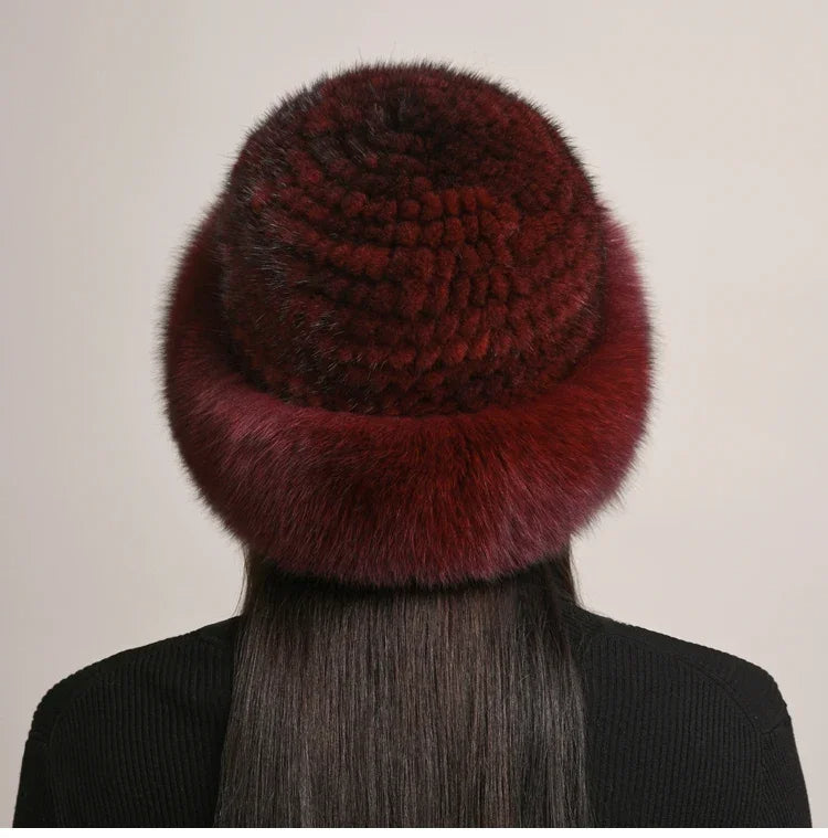 Women's Winter Russian Style Fur Hat | Warm