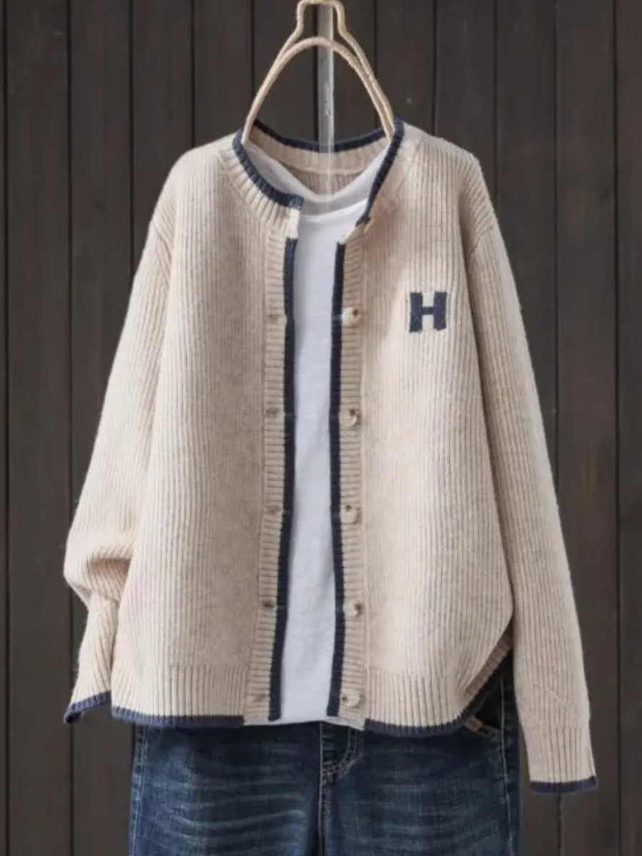 Women's Button Knitted Cardigan | Oversized