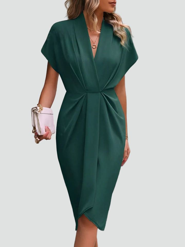 Women's Wrap Cocktail Dress | Midi