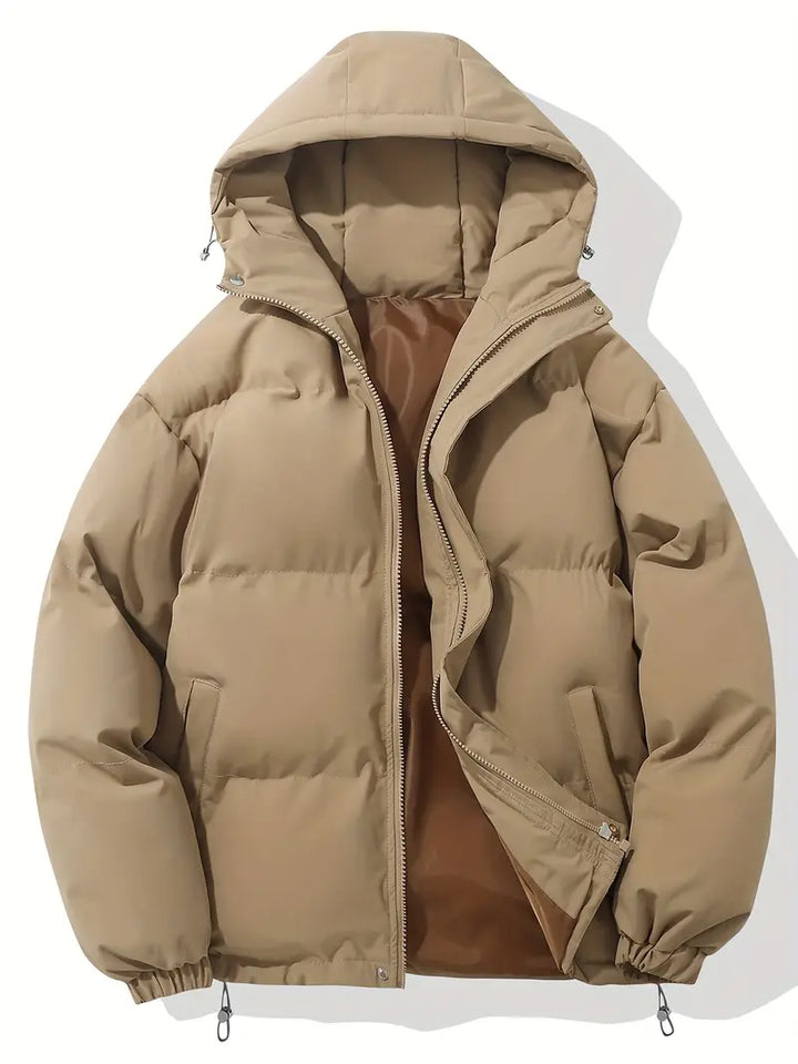 Women's Winter Zip Up Puffer Jacket | Hooded