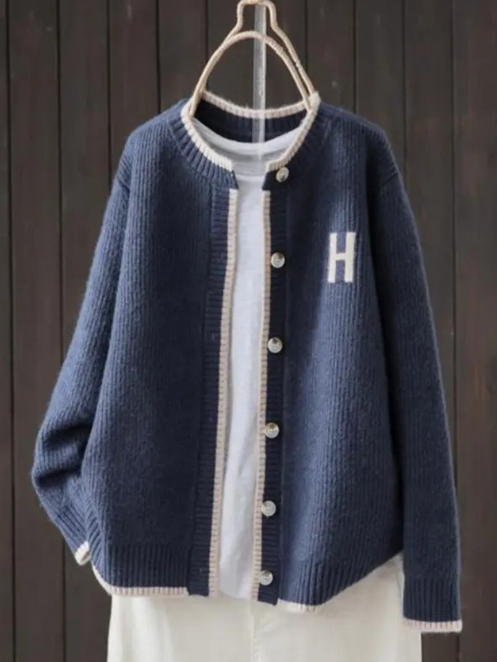 Women's Button Knitted Cardigan | Oversized