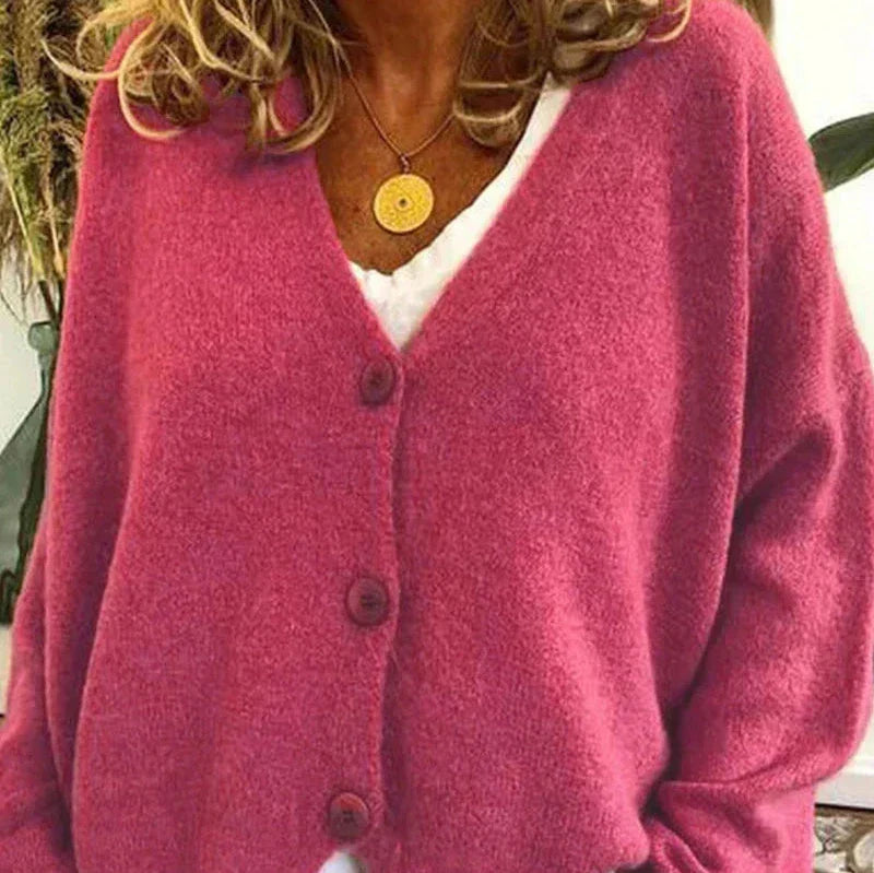 Women's Casual Warm Cardigan | V-neck
