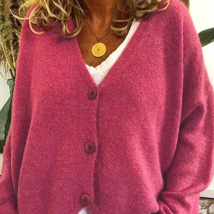 Women's Casual Warm Cardigan | V-neck