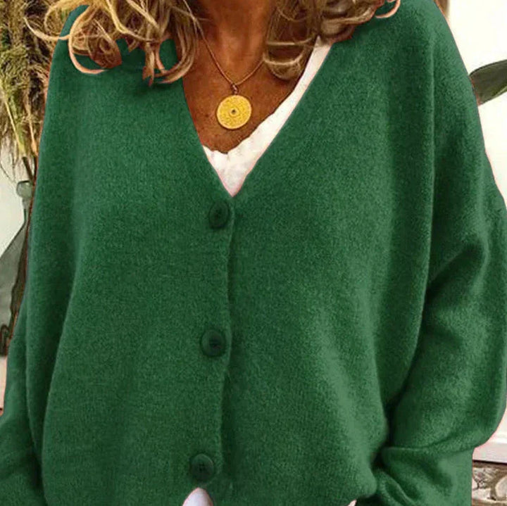 Women's Casual Warm Cardigan | V-neck