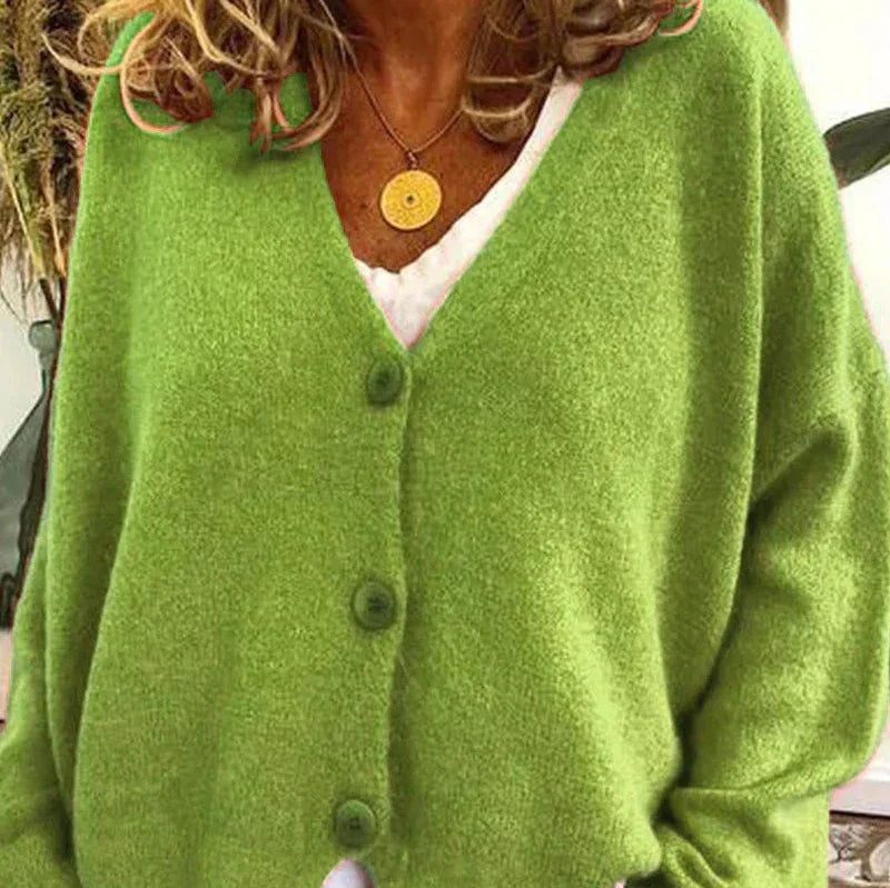 Women's Casual Warm Cardigan | V-neck