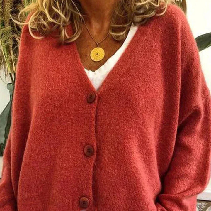 Women's Casual Warm Cardigan | V-neck