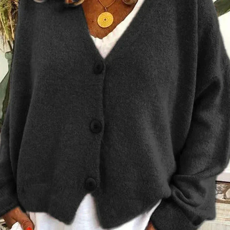 Women's Casual Warm Cardigan | V-neck