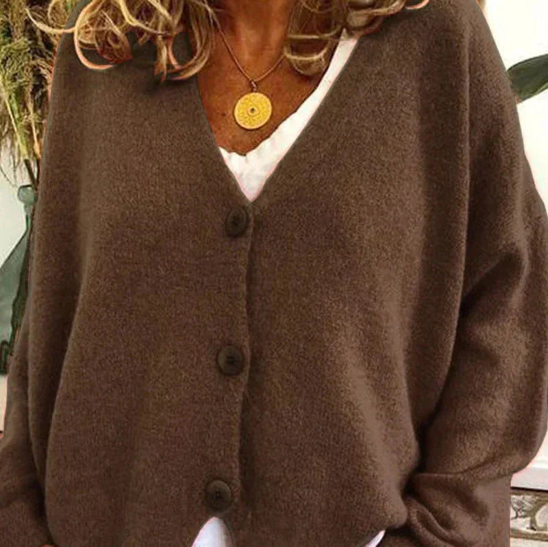 Women's Casual Warm Cardigan | V-neck