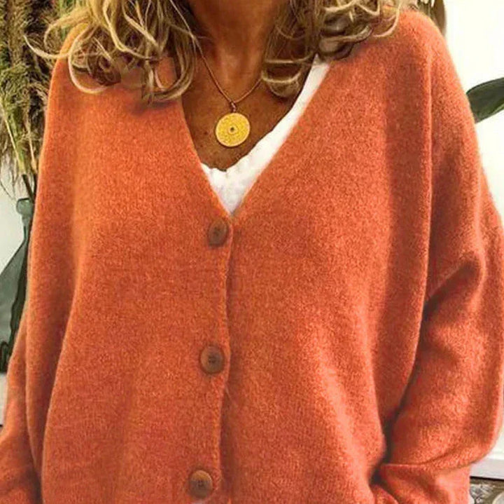 Women's Casual Warm Cardigan | V-neck