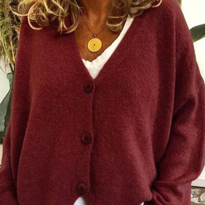 Women's Casual Warm Cardigan | V-neck