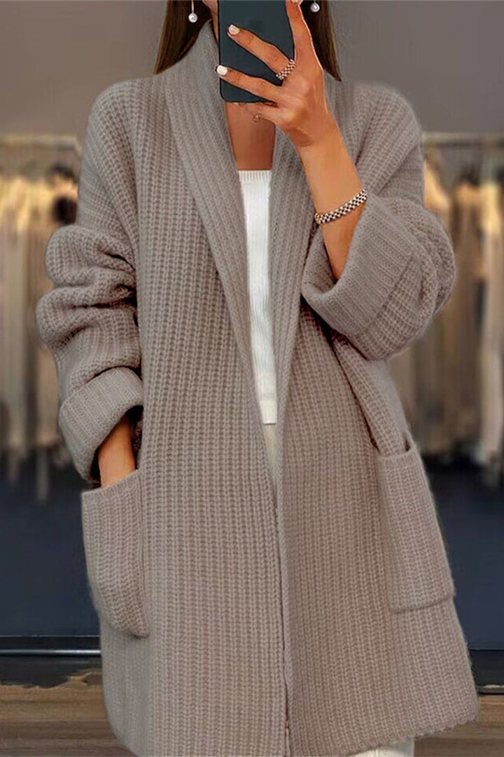 Women's Oversized Knit Cardigan | Long