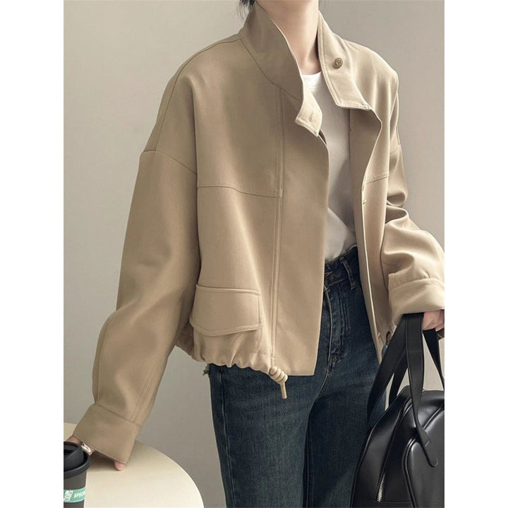 Women's Oversized Casual Jacket | Drawstring-Hem