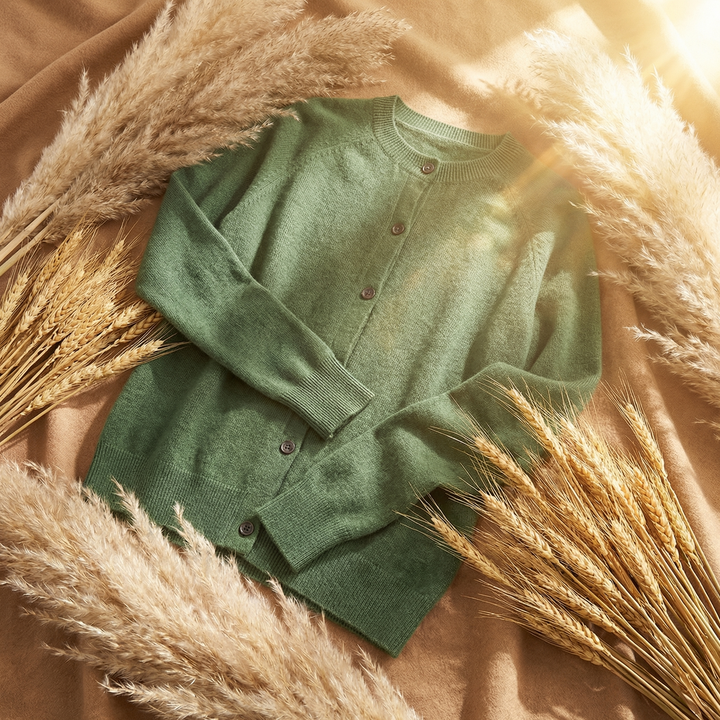Women's Long Sleeves Knit Cardigan | Button Up