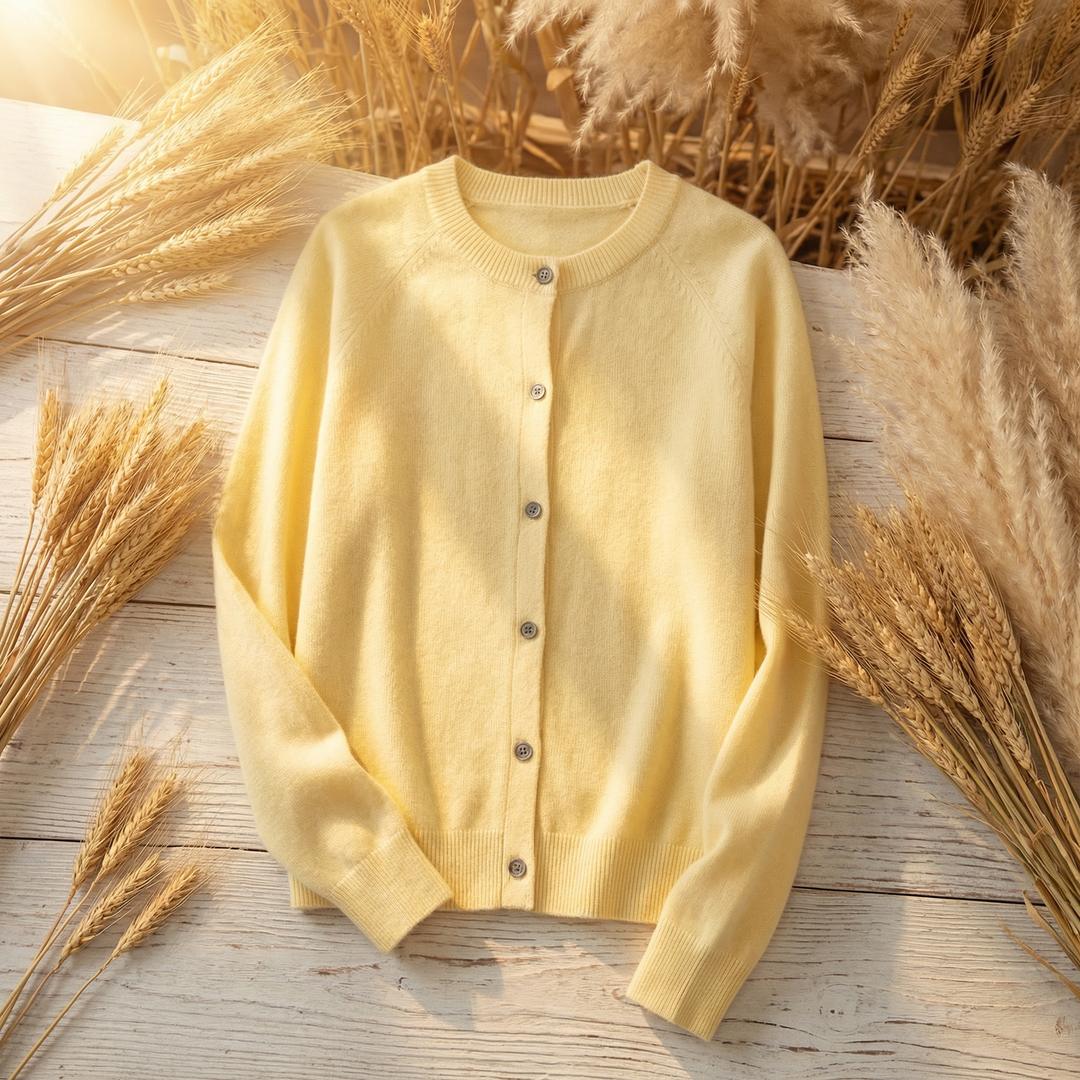 Women's Long Sleeves Knit Cardigan | Button Up
