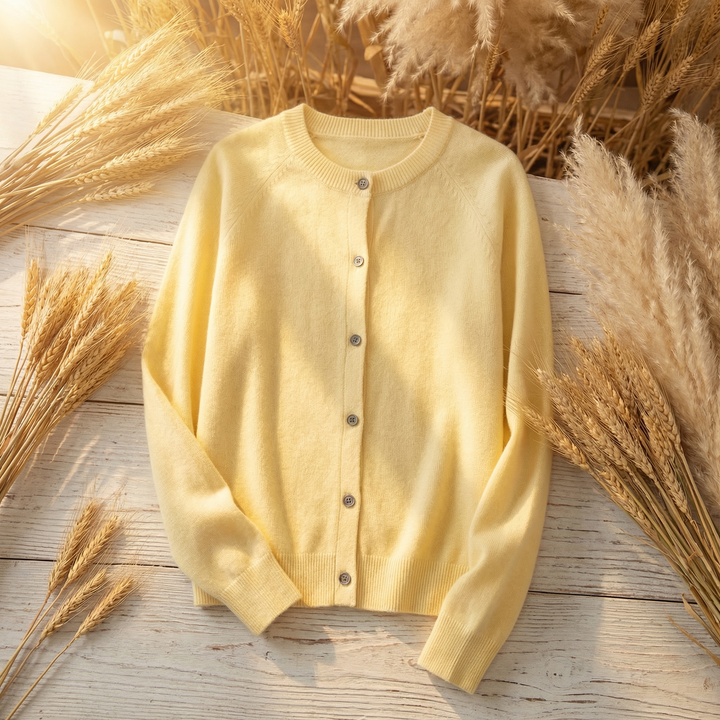 Women's Long Sleeves Knit Cardigan | Button Up
