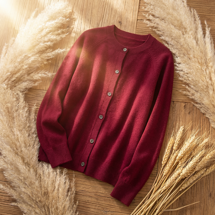 Women's Long Sleeves Knit Cardigan | Button Up