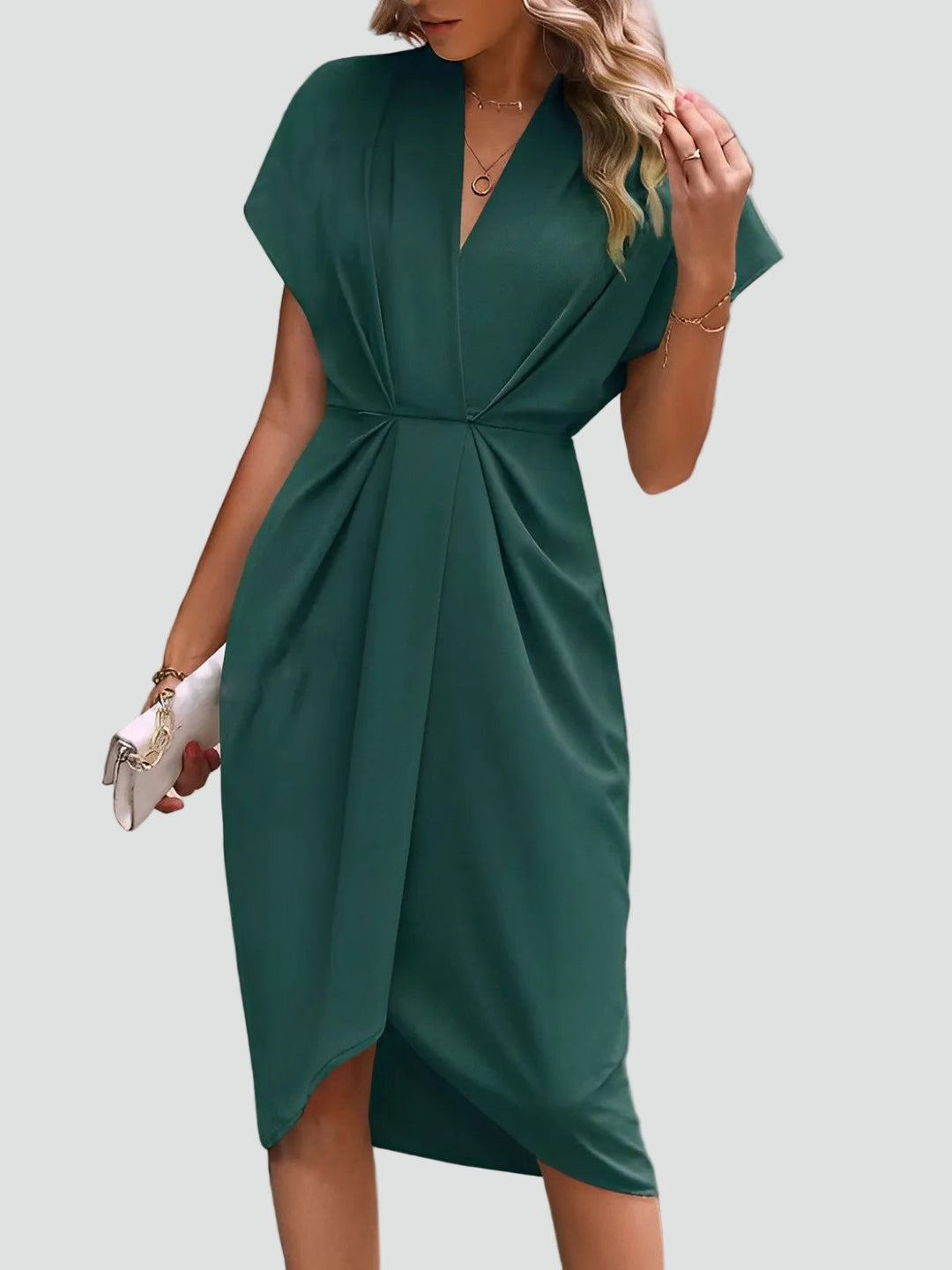 Women's Wrap Cocktail Dress | Midi