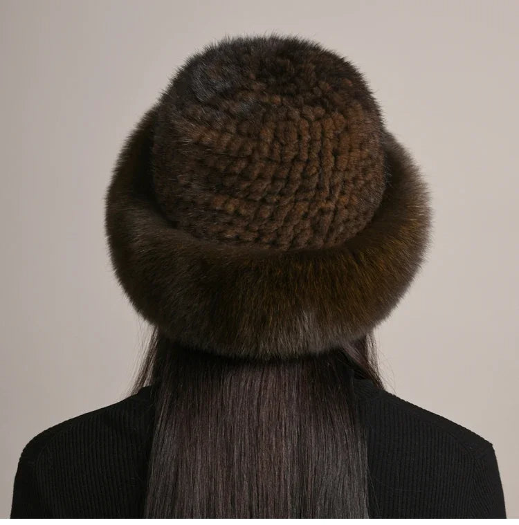 Women's Winter Russian Style Fur Hat | Warm