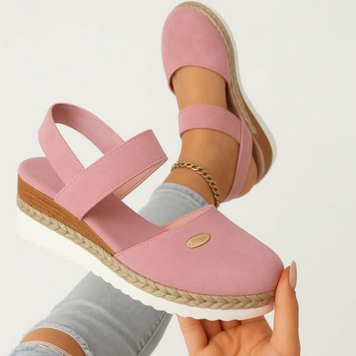 Women's Closed Toe Wide Fit Sandals | Ankle Strap