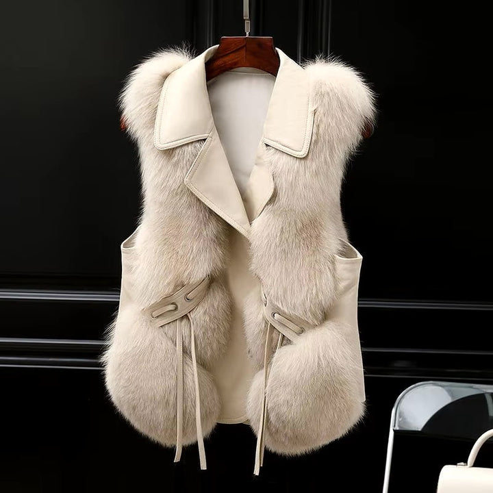 Women's Winter Sleeveless Gilet | Collar