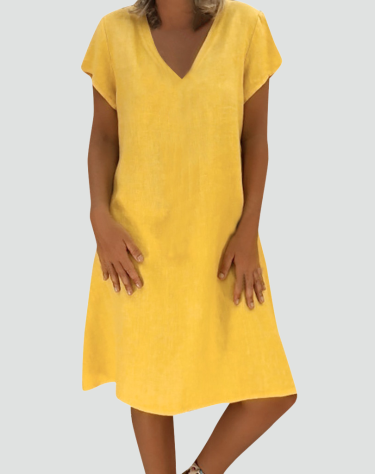 Women's Summer Loose Fit Dress | Midi