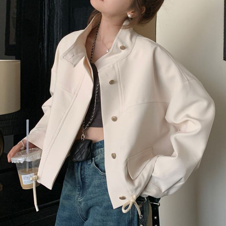 Women's Oversized Casual Jacket | Drawstring-Hem
