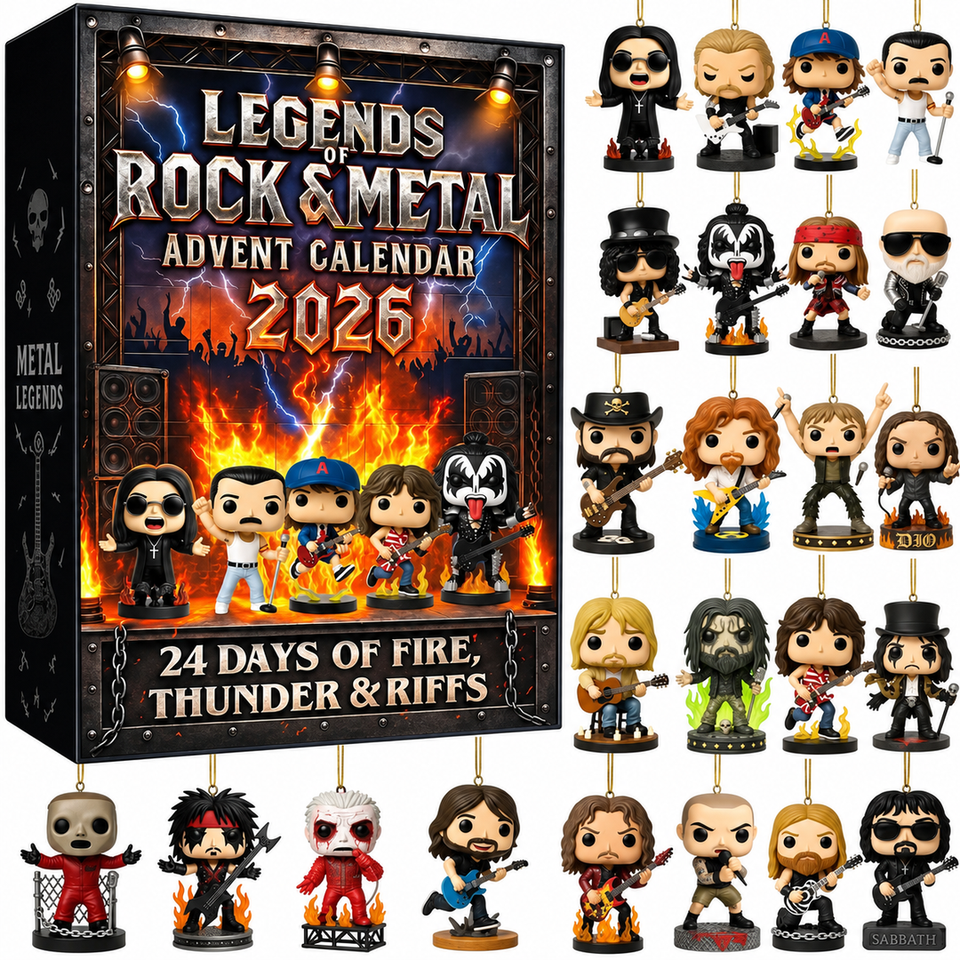 Rock Star Advent Calendar With Mini Collectibles | Christmas