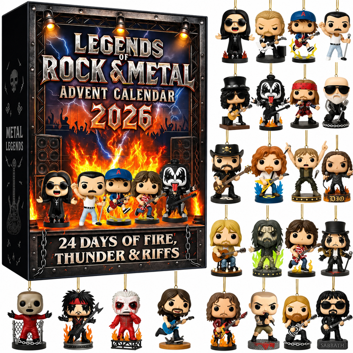 Rock Star Advent Calendar With Mini Collectibles | Christmas