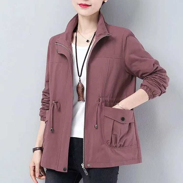 Women's Oversized Zip Up Winter Jacket | Collared