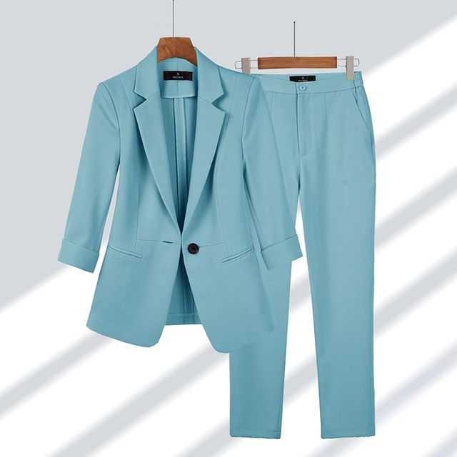 Women's Tailored Blazer and Trouser Suit Set | Two-Piece