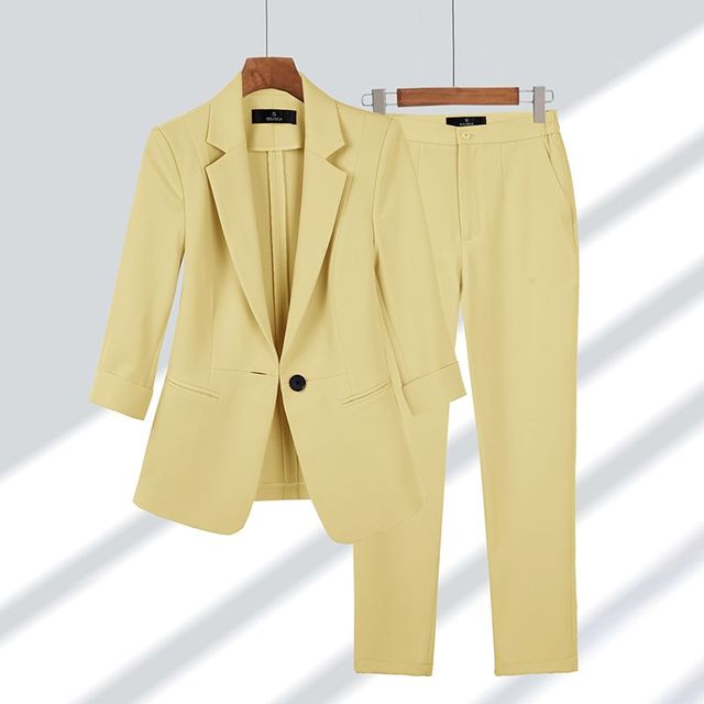 Women's Tailored Blazer and Trouser Suit Set | Two-Piece