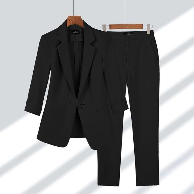 Women's Tailored Blazer and Trouser Suit Set | Two-Piece