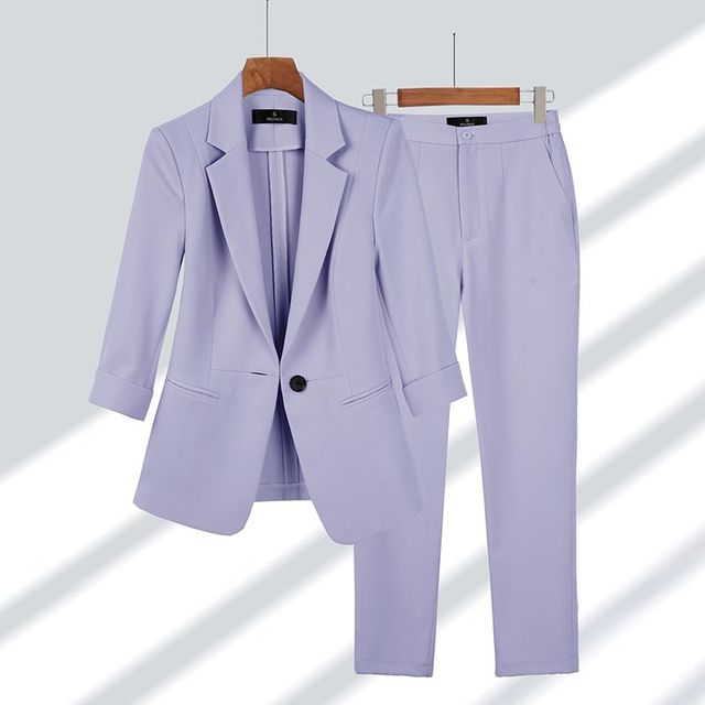 Women's Tailored Blazer and Trouser Suit Set | Two-Piece