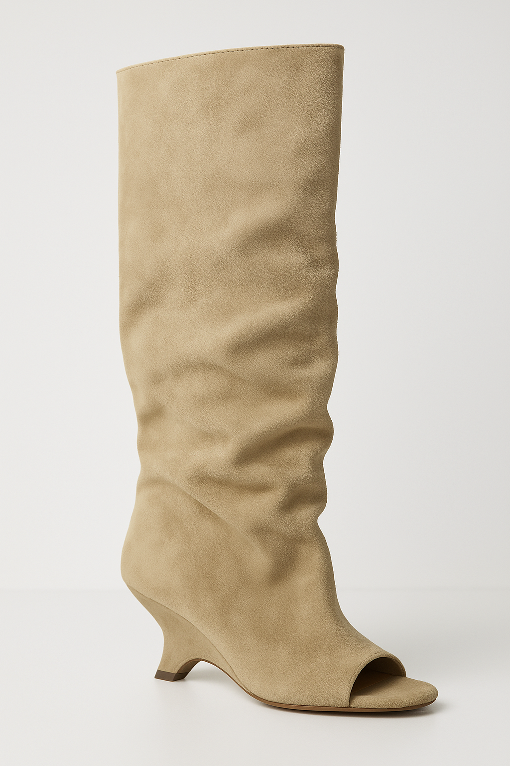 Women's Knee High Heel Boots | Slip On