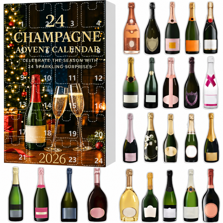 Whisky Bottle Advent Calendar With 24 Ornaments | Christmas