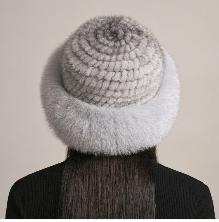 Women's Winter Russian Style Fur Hat | Warm