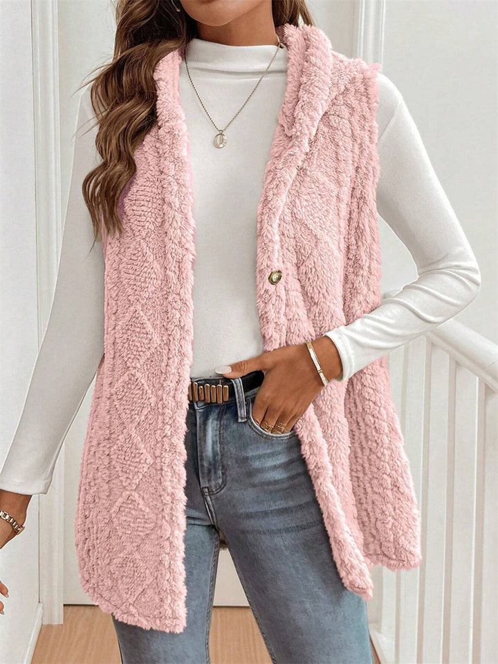 Women's Chic Sleeveless Vest | Textured