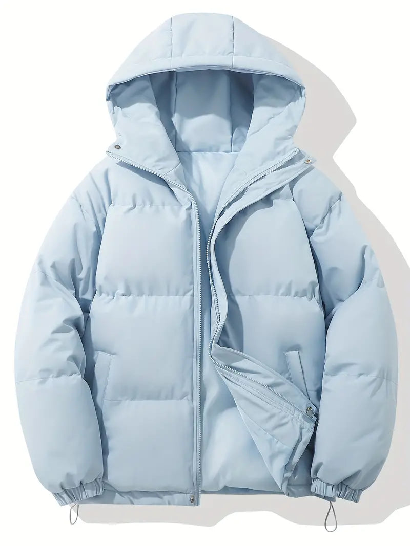 Women's Winter Zip Up Puffer Jacket | Hooded