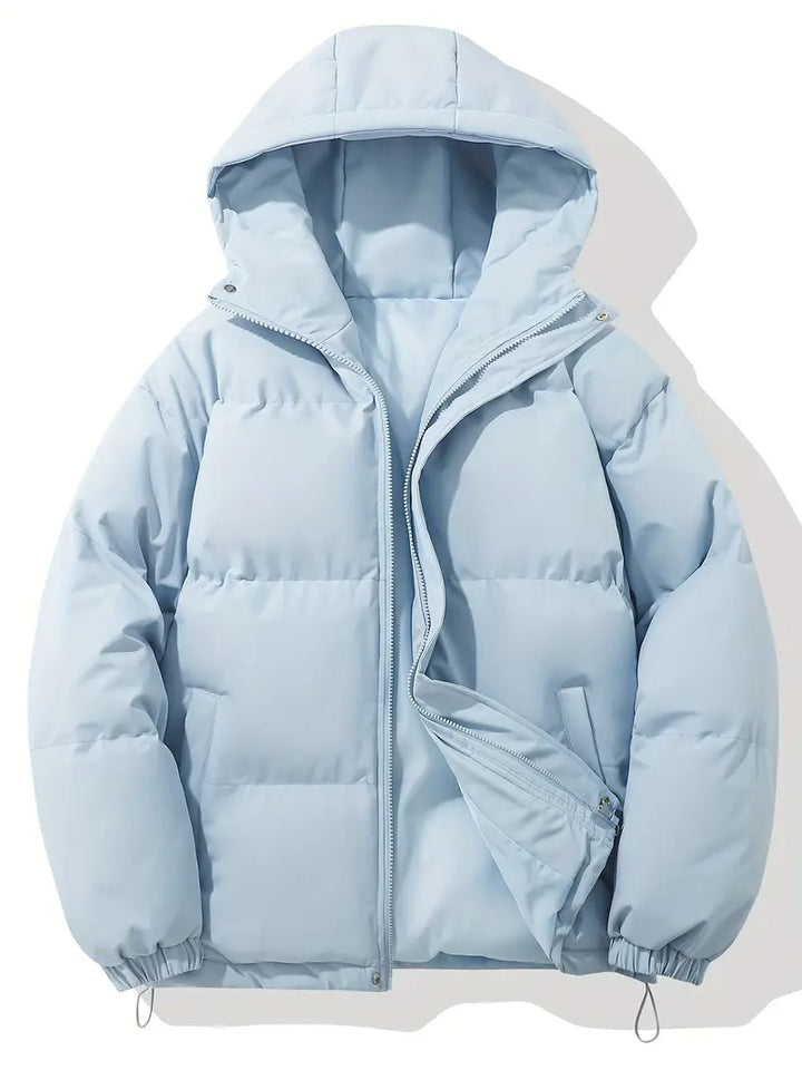 Women's Winter Zip Up Puffer Jacket | Hooded